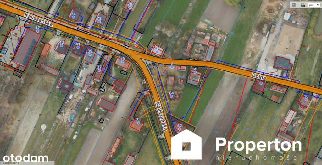 Działka usługowa 2330 m2  ul Kaliszańska opole lub - Pełny obrazek: 3/3