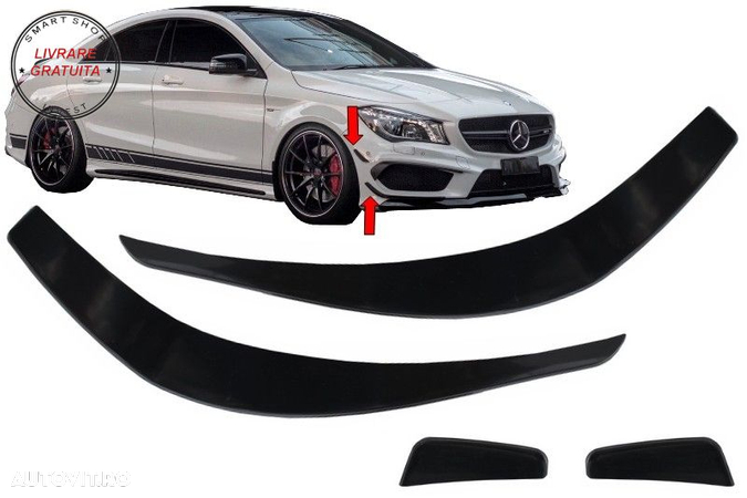 Prelungiri Bara Fata Mercedes CLA W117 C117 X117 (2013-2016) CLA45 Design- livrare gratuita - 7