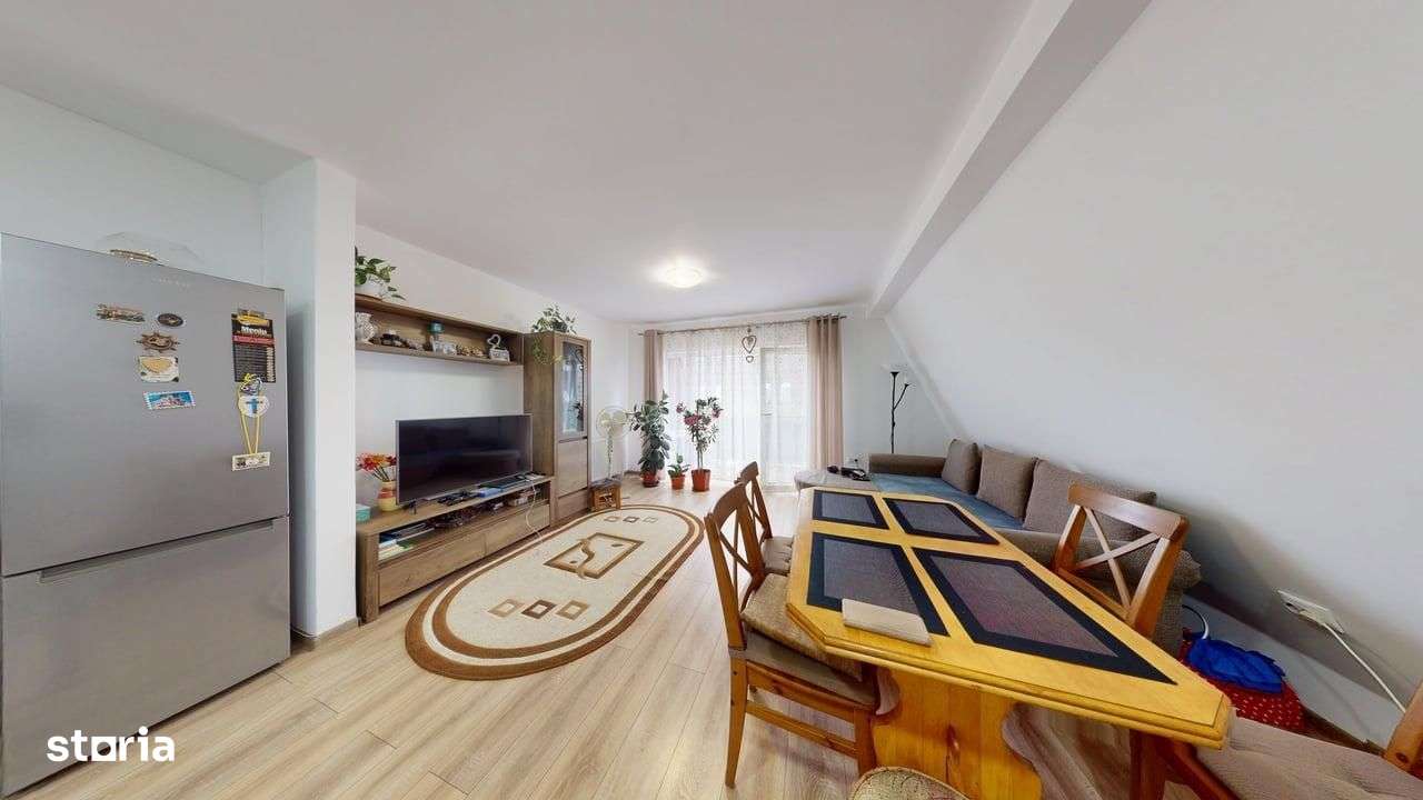 Ap 2 camere - 65 mp utili + balcon de 6 mp - mobilat si utilat - et. 3 - Imagine principală: 2/7