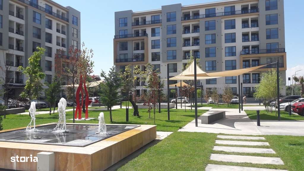 Apartament intr-un complex cu gradina privata si fantani decorative, l-10