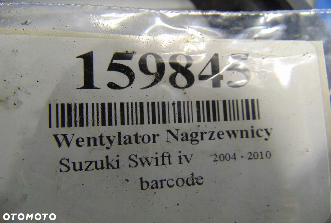 SUZUKI SWIFT IV WENTYLATOR NAWIEWU 72700-0311 - 6