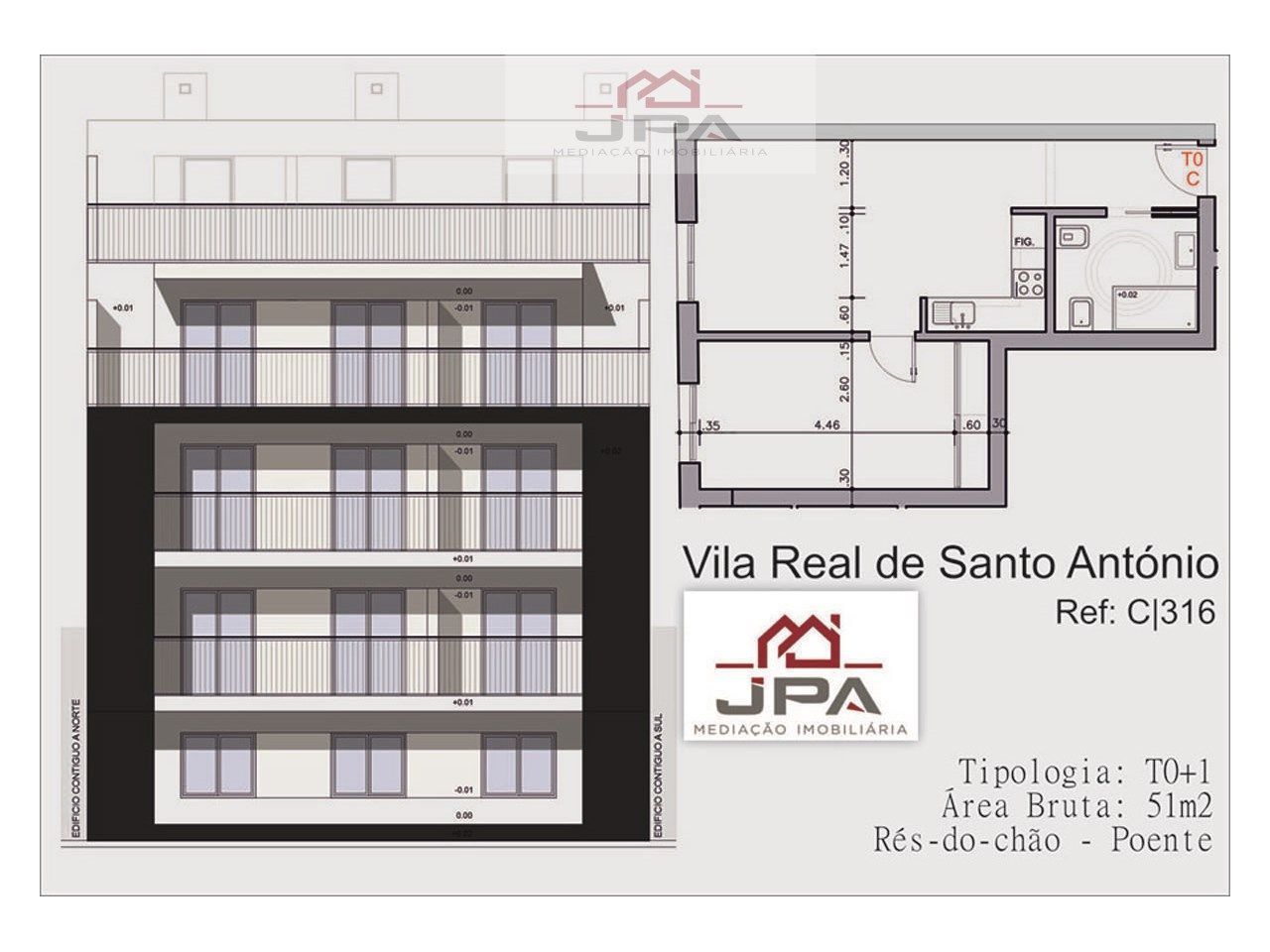 Vila Real de Santo António, apartamento T1
