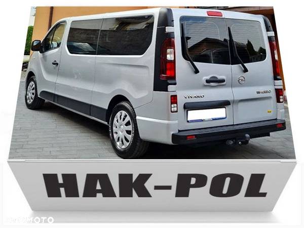 RENAULT TRAFIC NISSAN NV300 FIAT TALENTO OPEL VIVARO 2 B HAK HOLOWNICZY + MODUŁ WIĄZKA GNIAZDO 7PIN - 17