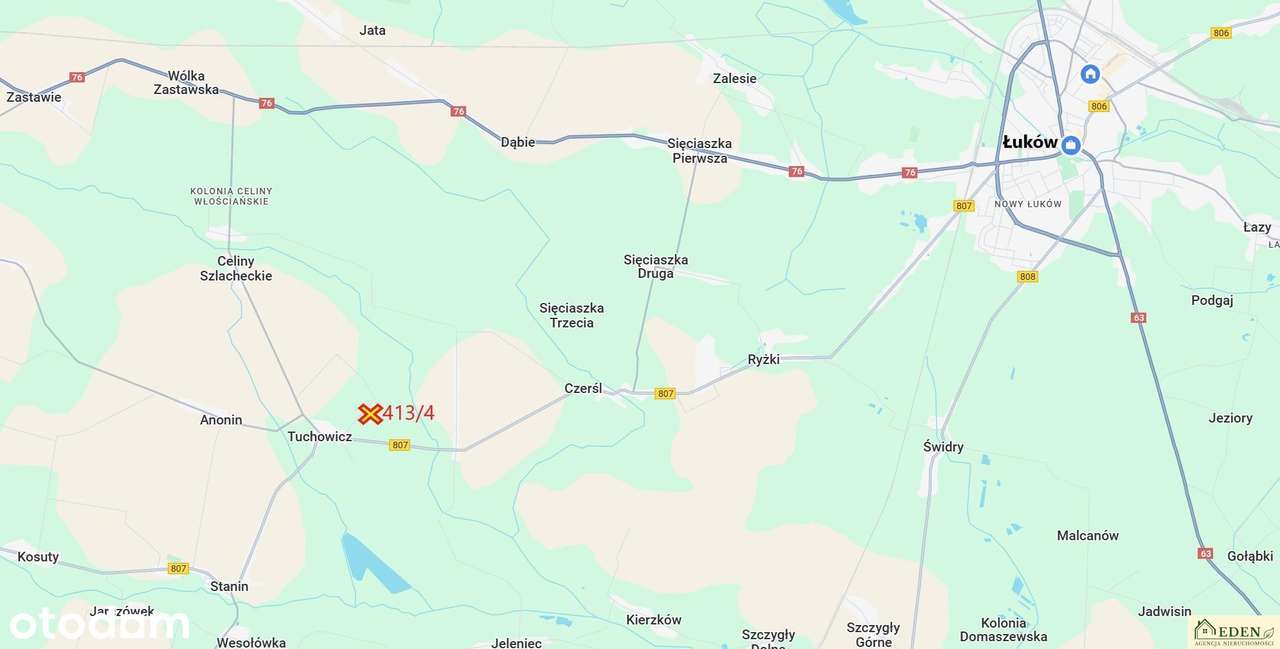 Działka budowlana (MN) 1200 m2 w Tuchowiczu-6