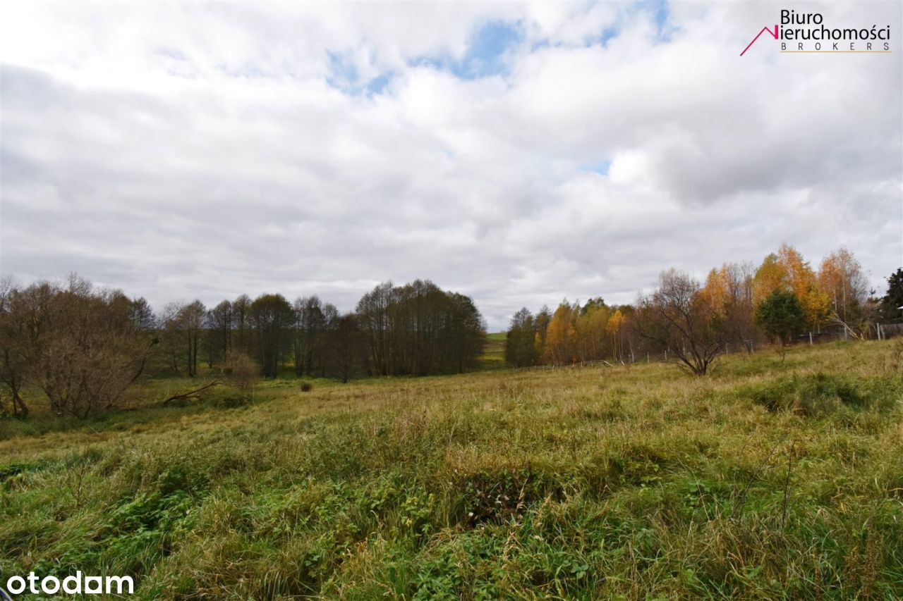 Działka budowlana we wsi Kabikiejmy Dolne, 5000m2