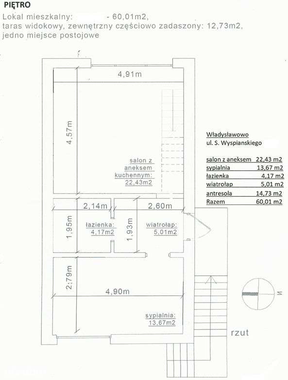 Apartament z tarasem na dachu + widok na morze - Pełny obrazek: 4/19