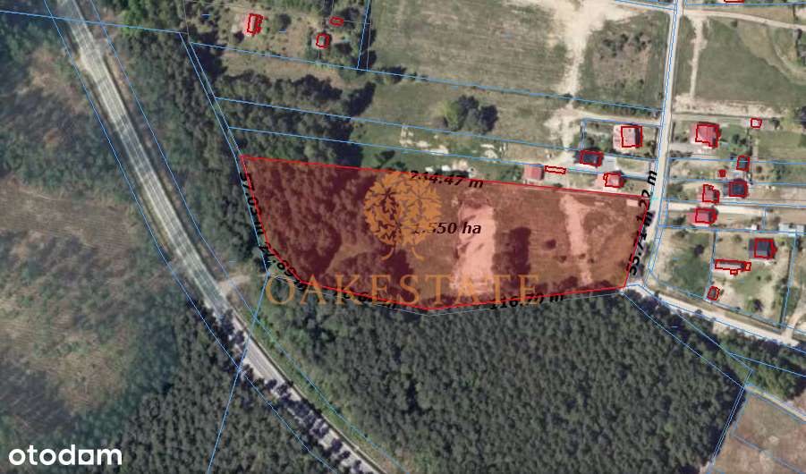 działka budowlana z mediami inwestycyjna ogrodzona - Pełny obrazek: 5/6