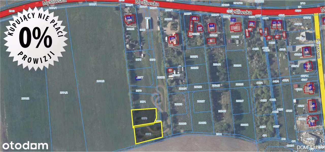 Dwie atrakcyjne działki budowlane we Wronkach (MPZP) - Pełny obrazek: 5/7