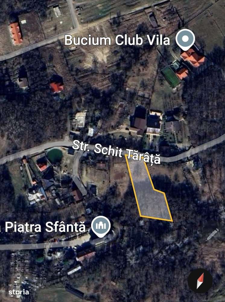 Teren intavilan iasi Bucium 3400 mp mixt padure/liber - Imagine principală: 2/7