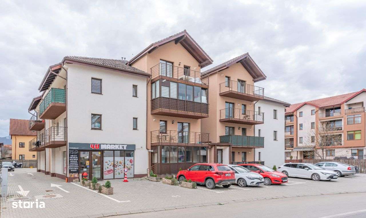 Comision 0% - Spatiu Comercial Nou 122m + 3 parcari - Tractorul/Coresi - Imagine principală: 3/15