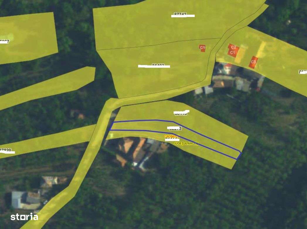 Teren intravilan- Com. Calinesti, jud. Arges - Imagine principală: 2/8