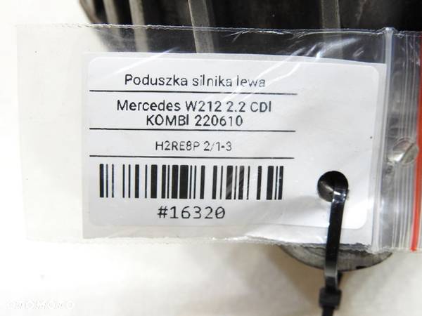 PODUSZKA SILNIKA LEWA MERCEDES W212 2.2 CDI - 8