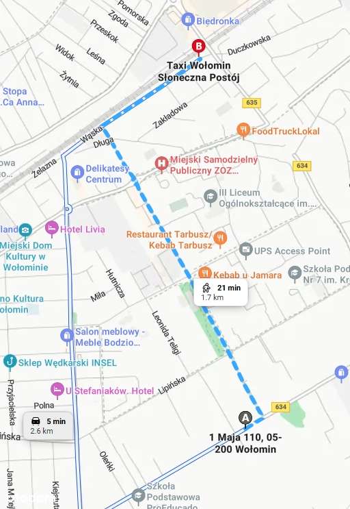 Działka 3960m2 Wołomin róg 1-go maja/ M.Reja-2