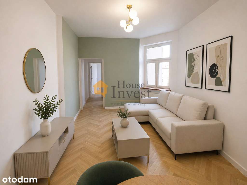 Pierwszy najem | 3 pokoje | 79 m² | centrum
