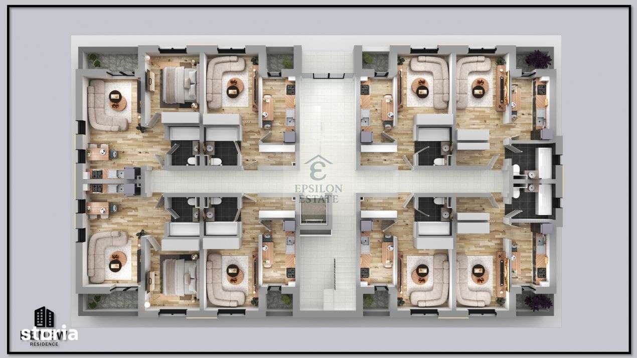 Ap. 2 cam. aprilie 2026 zona Militari Residence - Imagine principală: 5/5