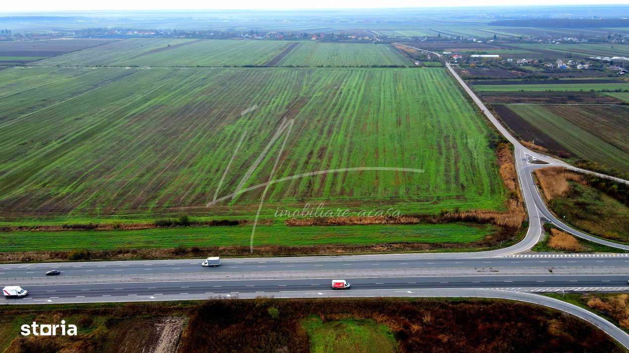 Teren intravilan curti-constructii, industrial, Autostrada A1 - km 62-11