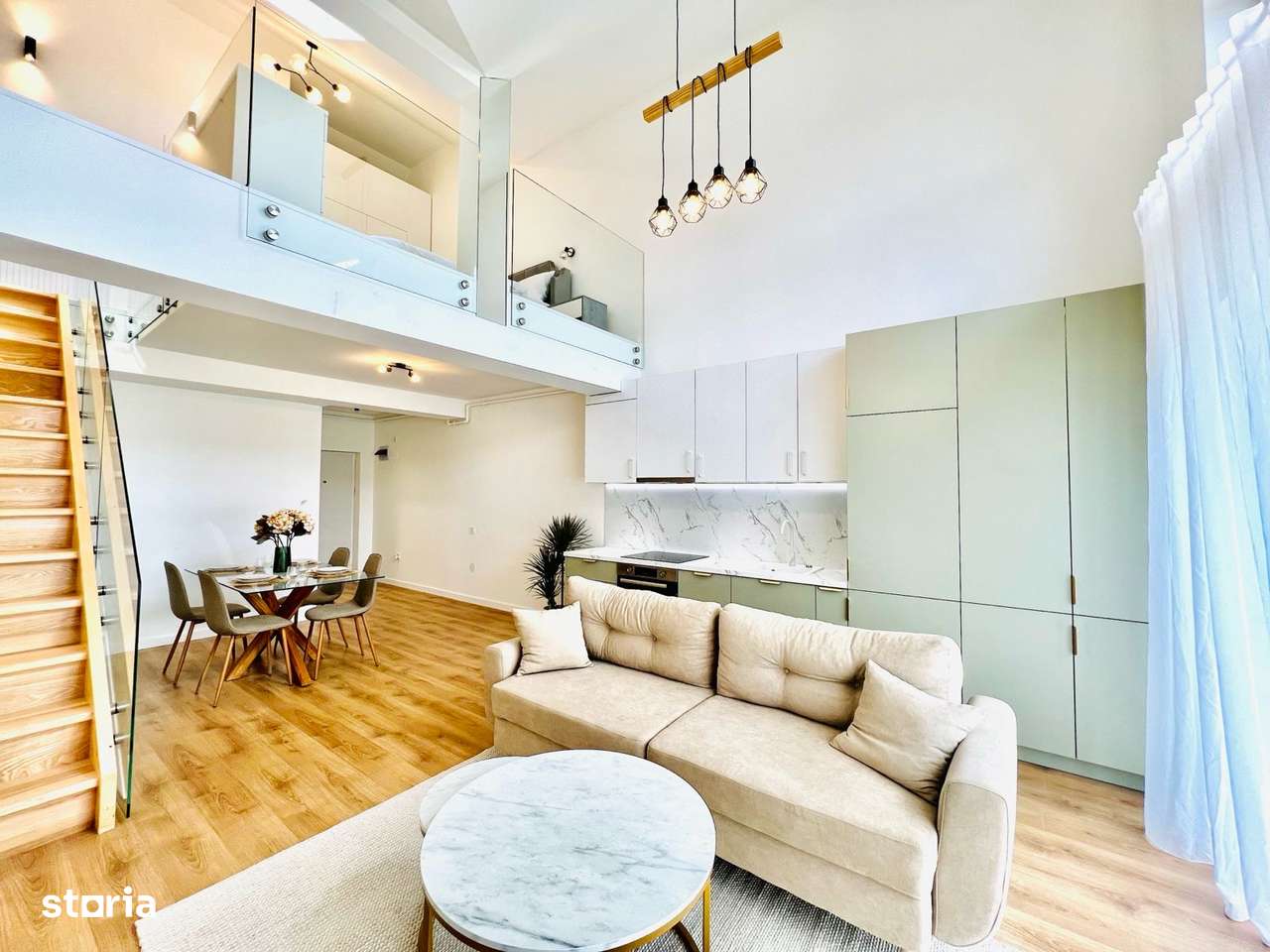 Apartament 2 camere, 2 bai, terasa - mobilat modern, parcare-0