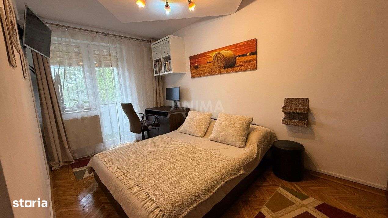 Apartament cu 2 camere, mobilat si utilat, in inima cartierului Gheorg-12
