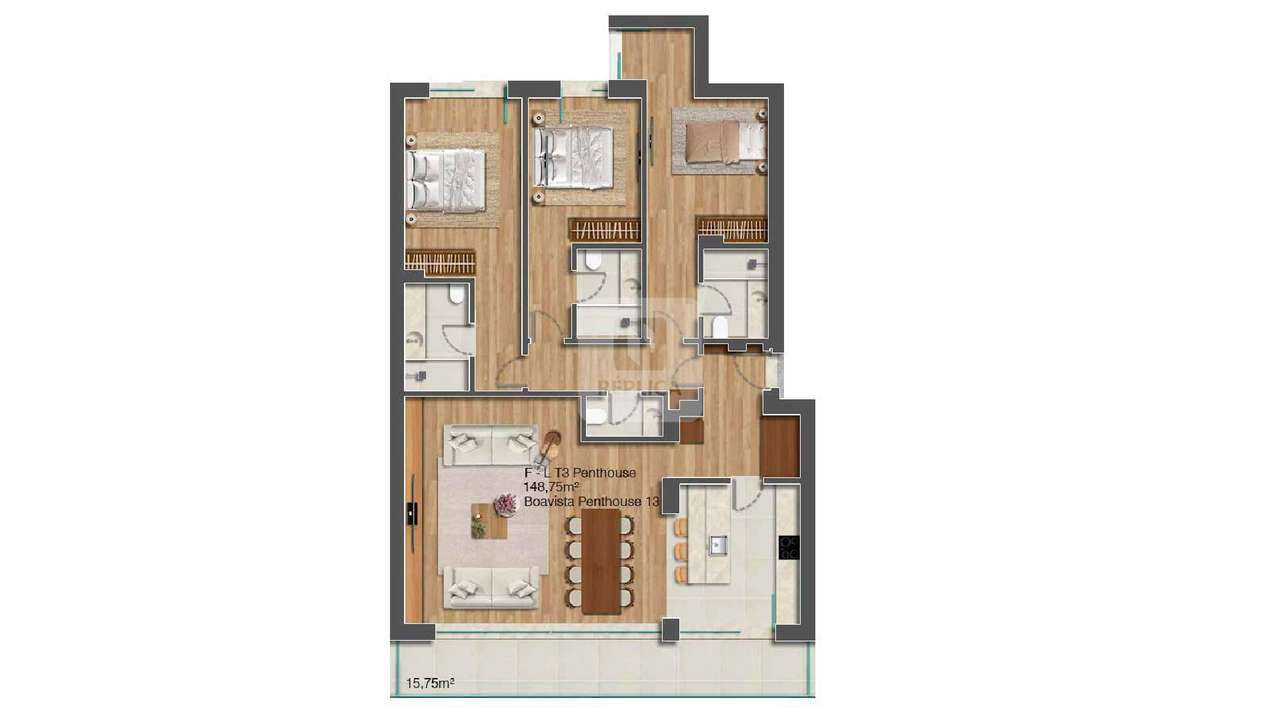 T3 Varanda Panorâmica Av Boavista |T3 Boavista Garden |T3 Lordelo Ouro-18