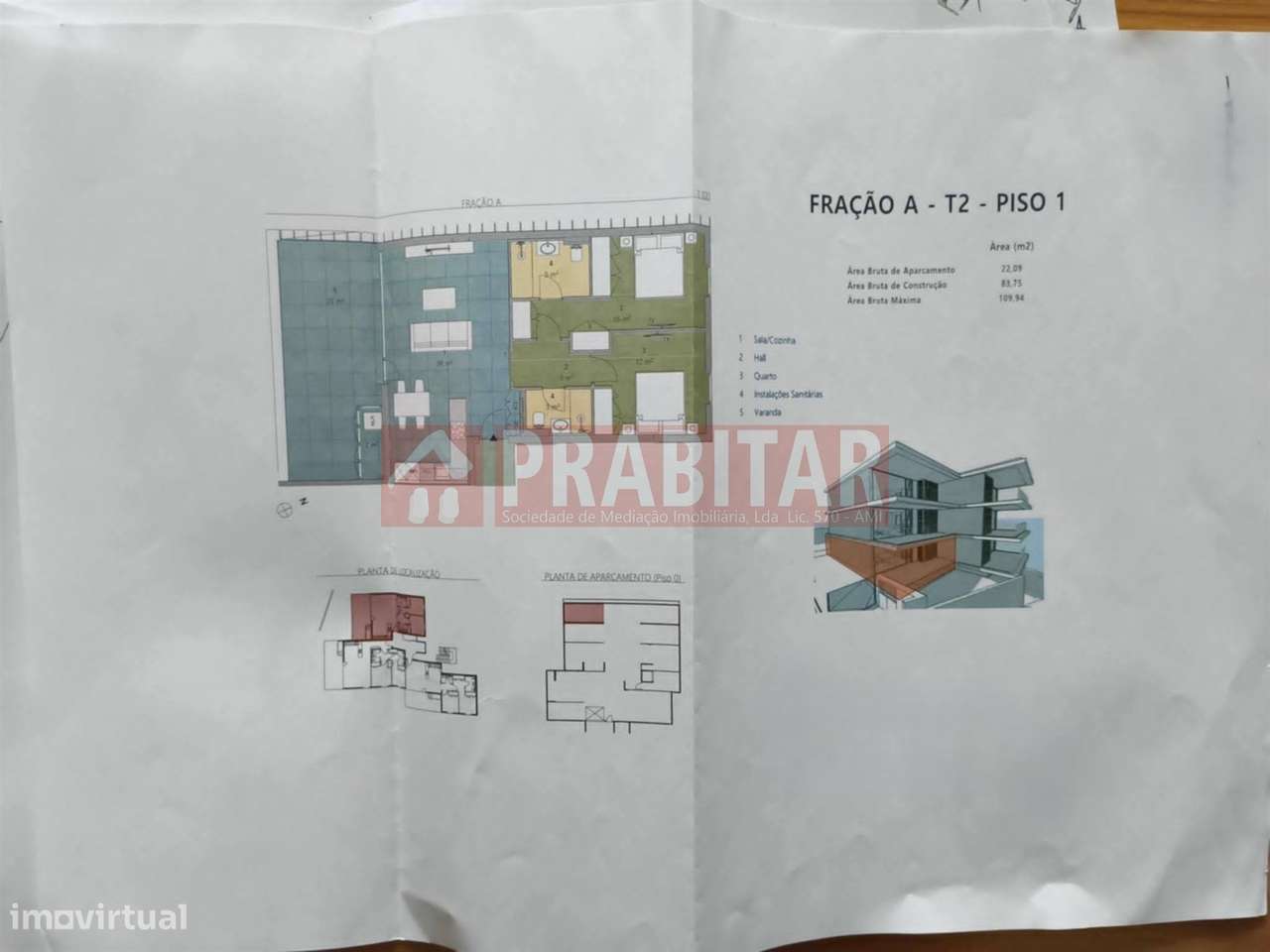 APARTAMENTO T2 . NOVO-40