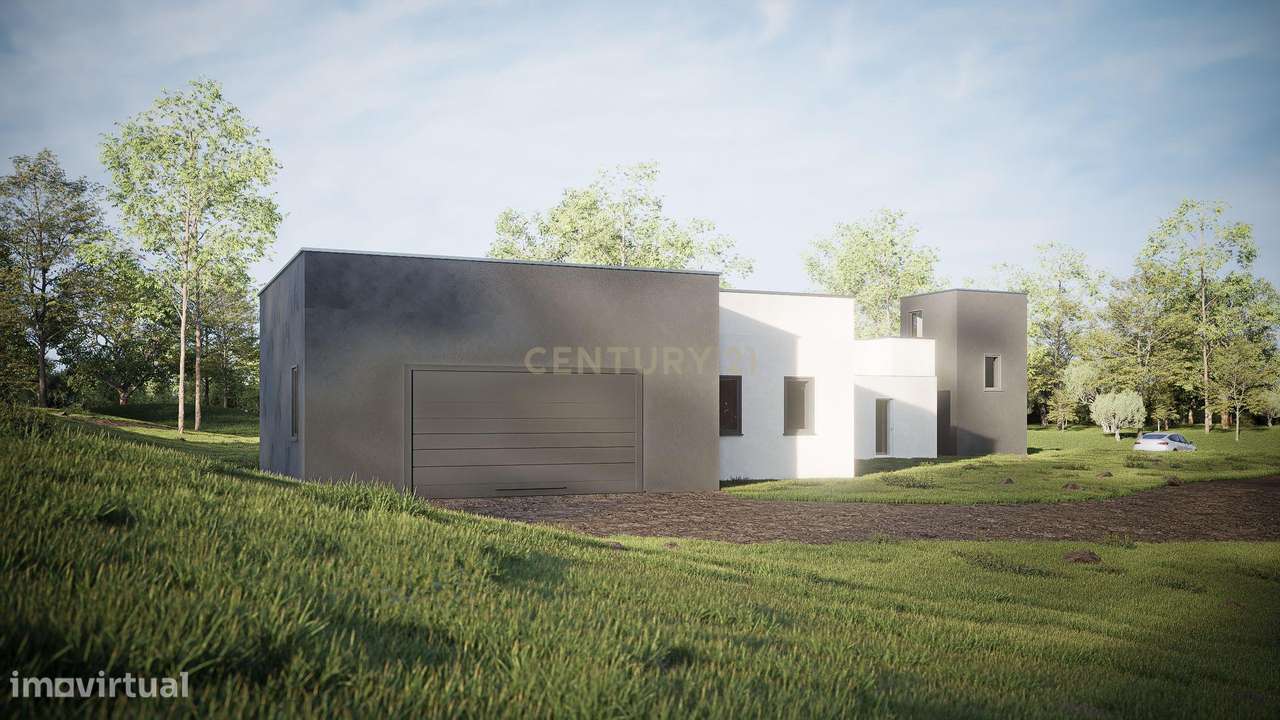 Terreno com Projeto Aprovado para Moradia Moderna - Santo Estêvão, Tav - Grande imagem: 3/23