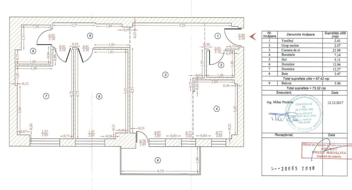 Apartament 3 Camere | Terasa | 2 Parcari & Boxa inclusa | Belvedere Re-11