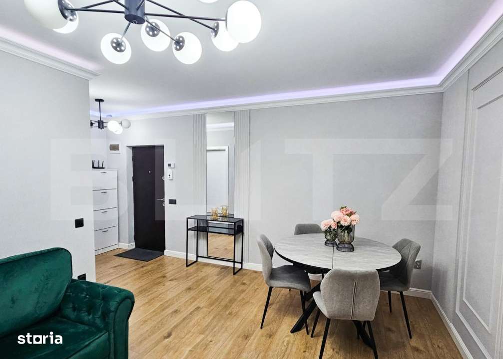 Apartament de lux, 2 camere, 55 mp, parcare - Imagine principală: 2/8