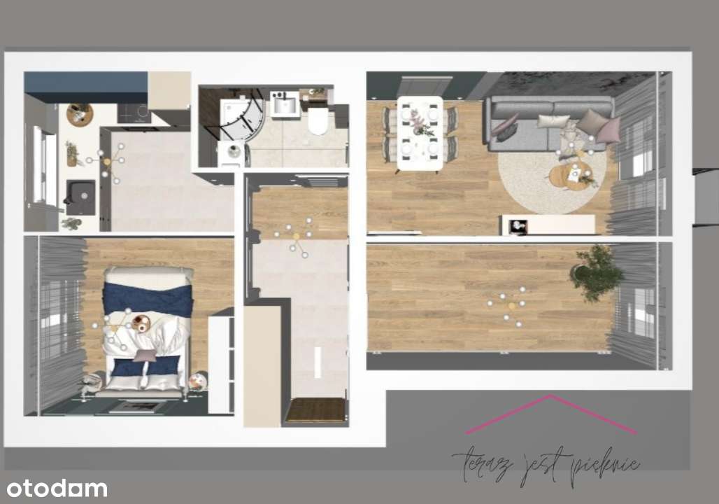 ✰ 3 POKOJE ✰ balkon ✰ PO REMONCIE ✰ osobna kuchnia ✰-18