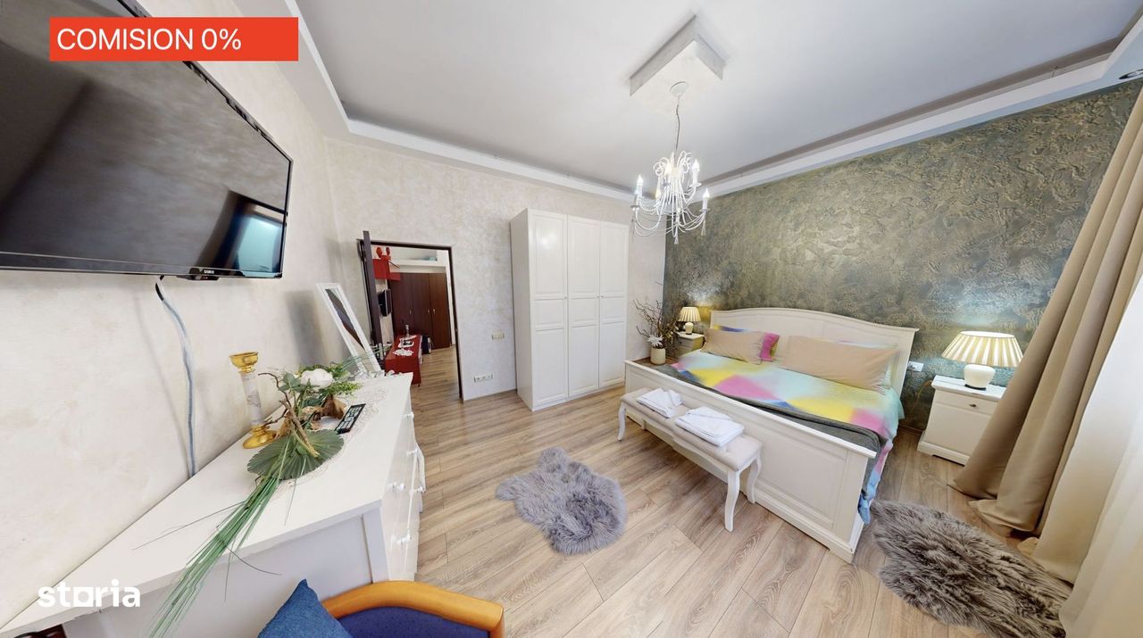 Apartament la casa cu 2 camere, mobilat si utiliat | zona Centrala.