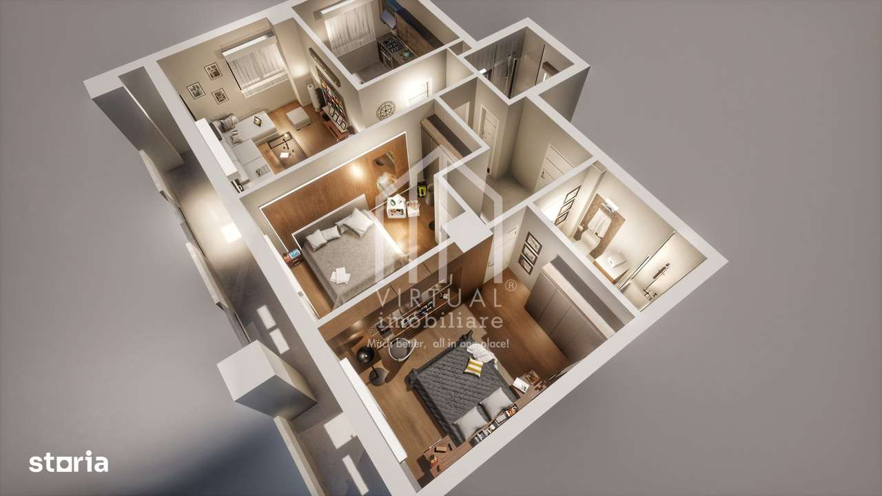Apartament cu 3 camere si logie de 13,4 mp - Calea Surii Mici - Imagine principală: 4/11