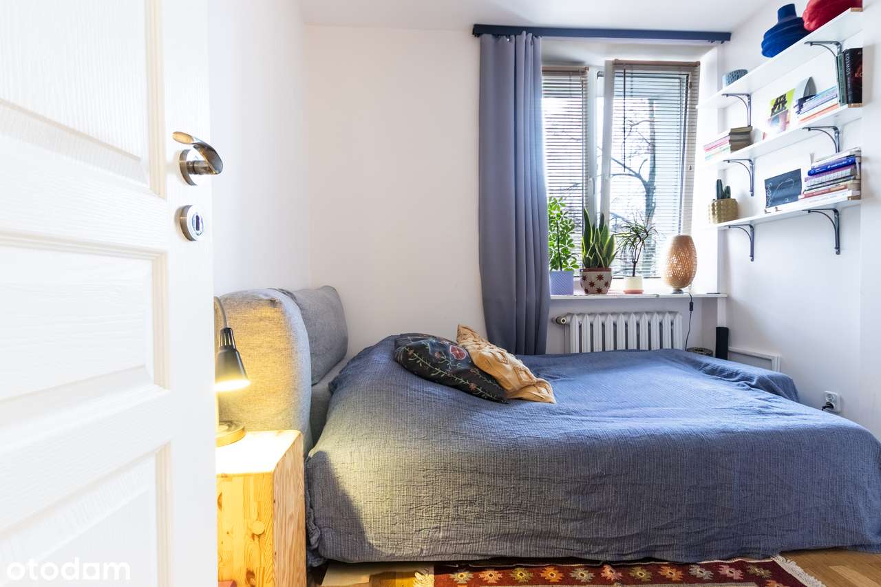 2 pok. | wysokie sufity | kamienica | klimatyczne | Saska Kępa-8