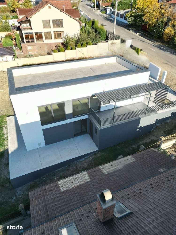 Vilă nouă design mediteranean, proiect deosebit și panoramă- 299.000 E-3