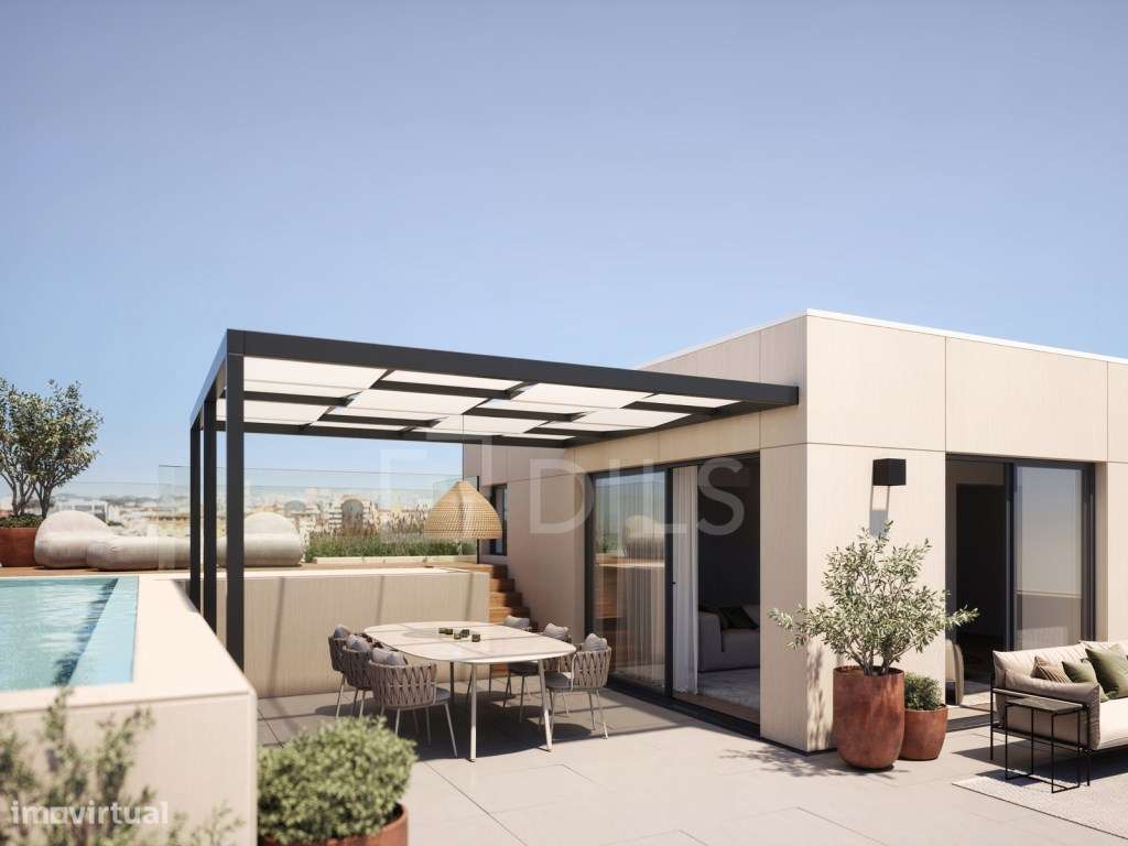 Apartamento T4, com piscina e terraço nas Avenidas Novas, Lisboa - Grande imagem: 3/70