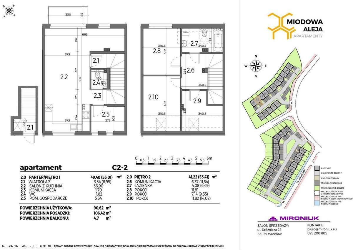 Mieszkanie C2-2 (106m2) Tuż pod Wrocławiem! BEZPOŚREDNIO OD DEWELOPERA - Pełny obrazek: 4/12