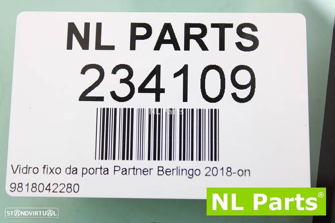 Vidro fixo da porta Partner Berlingo 2018-on 9818042280 - 4