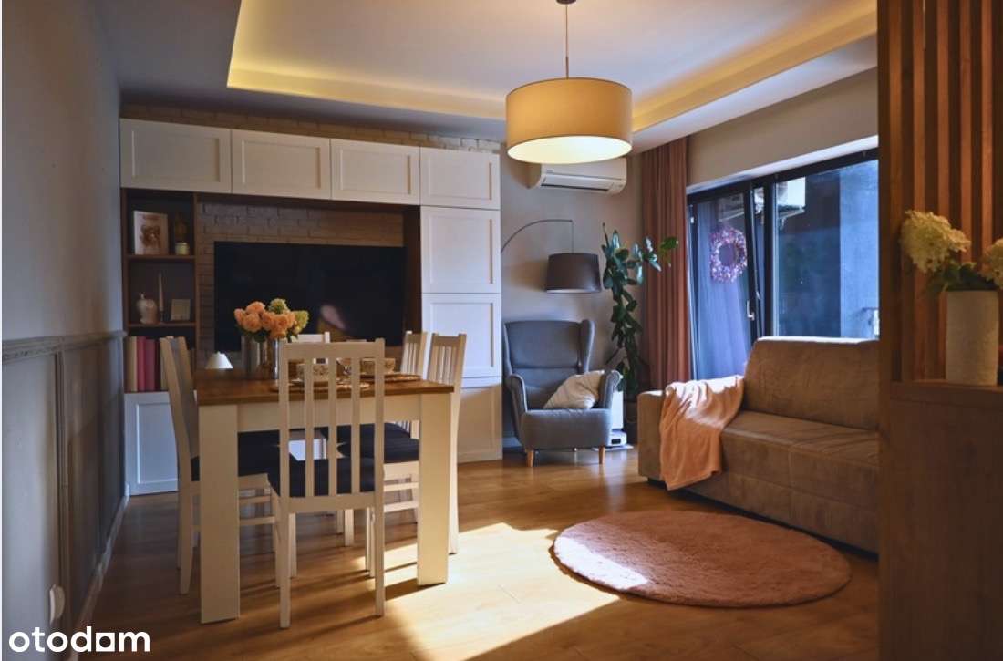 Apartament 59m- parter/2balkony/ogródek/garaż/komórk/pełne wyposażenie