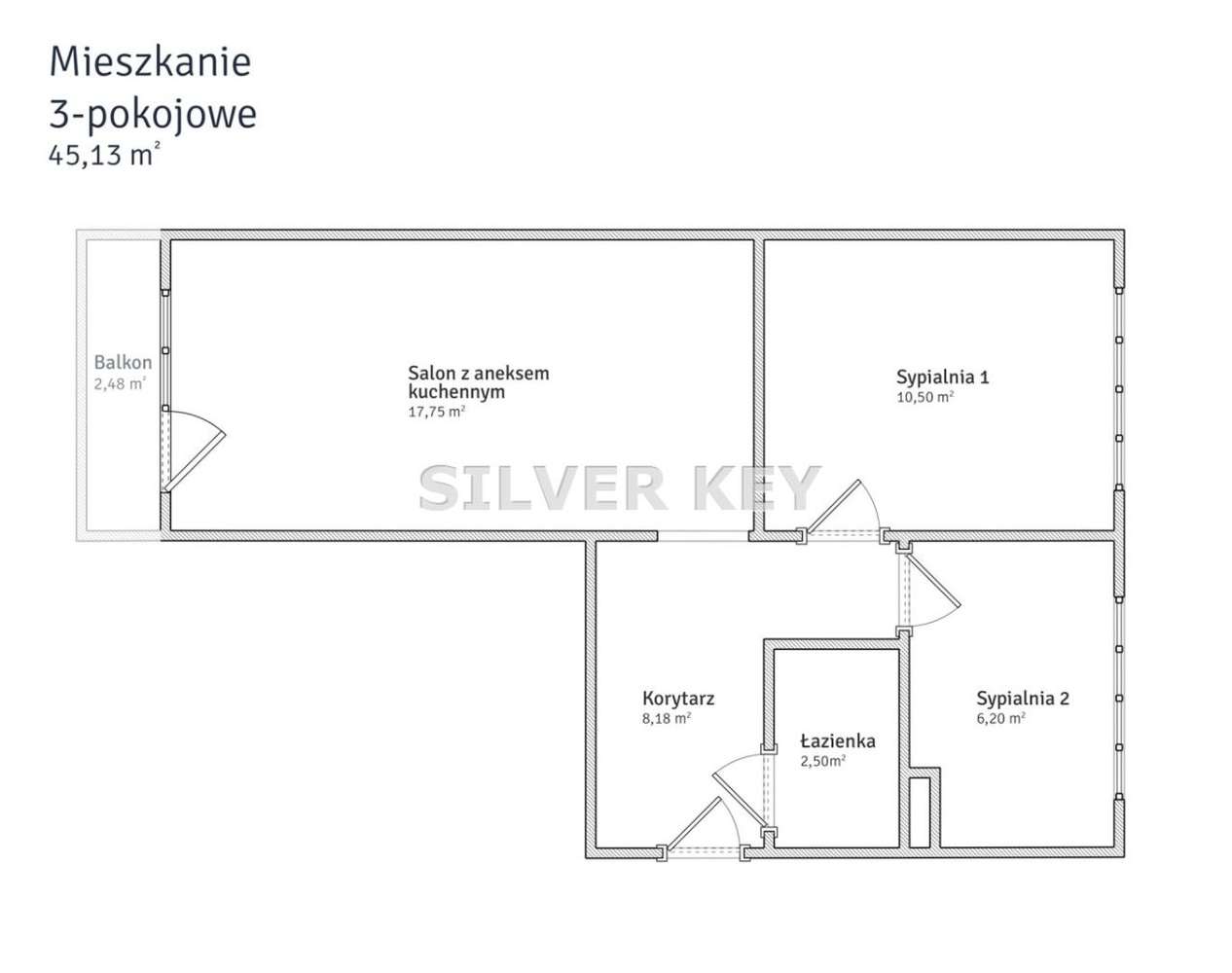 gotowe do wprowadzenia/3 pokoje z balkonem-13