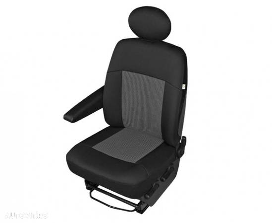 Husa scaun auto sofer Apollo DV1 L , pentru Citroen Jumpy, Fiat Scudo, Ford Transit, Mercedes Vito, Opel Vivaro, Movano, Peugeot Expert, Renault Trafic, Master, Vw Transporter T6 - 1