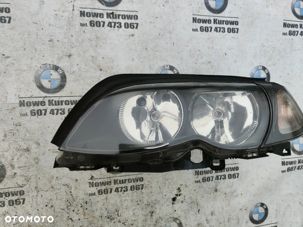 BMW E46 Sedan Kombi Lifting Lampa przednia przód Lewa AL Europa - 2