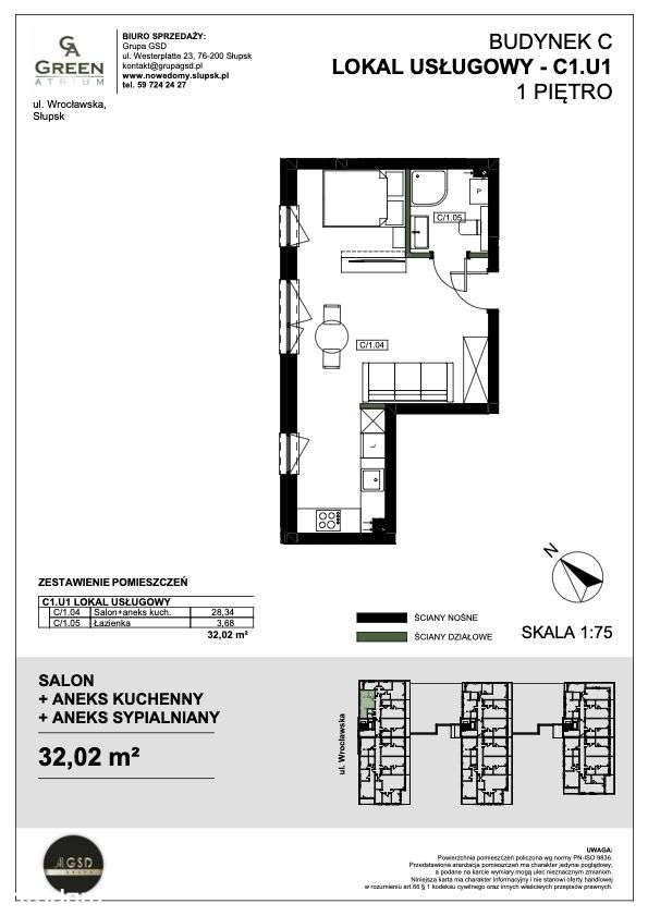 Małe mieszkanie w centrum Miasta! - Pełny obrazek: 4/6
