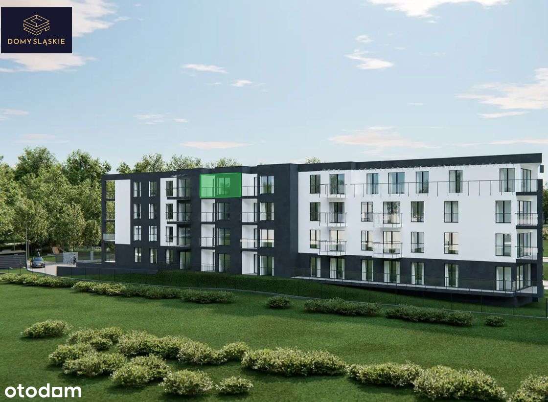 B47 - 2 pokoje + pom.gosp + balkon - Pełny obrazek: 2/8