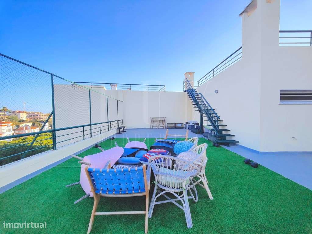 PENTHOUSE T5 DE LUXO COM VISTA FRONTAL DE MAR NO CENTRO DO ESTORIL-55