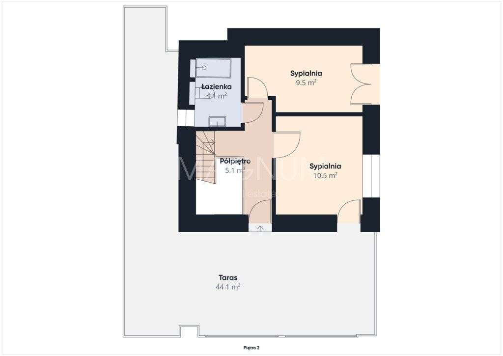 Wysoki standard/gotowe/z 44m2 tarasem-19
