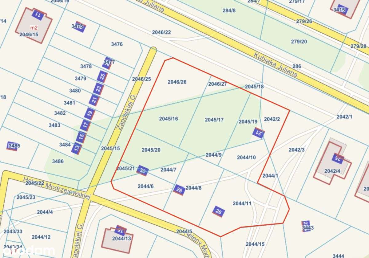 Kompleks Działek Wybudowanie w Obornikach – 4912m²-1