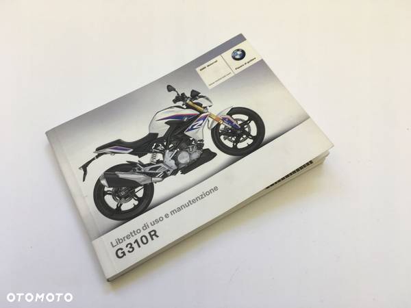 BMW G 310 R Instrukcja obsługi Książka j.włoski - 3