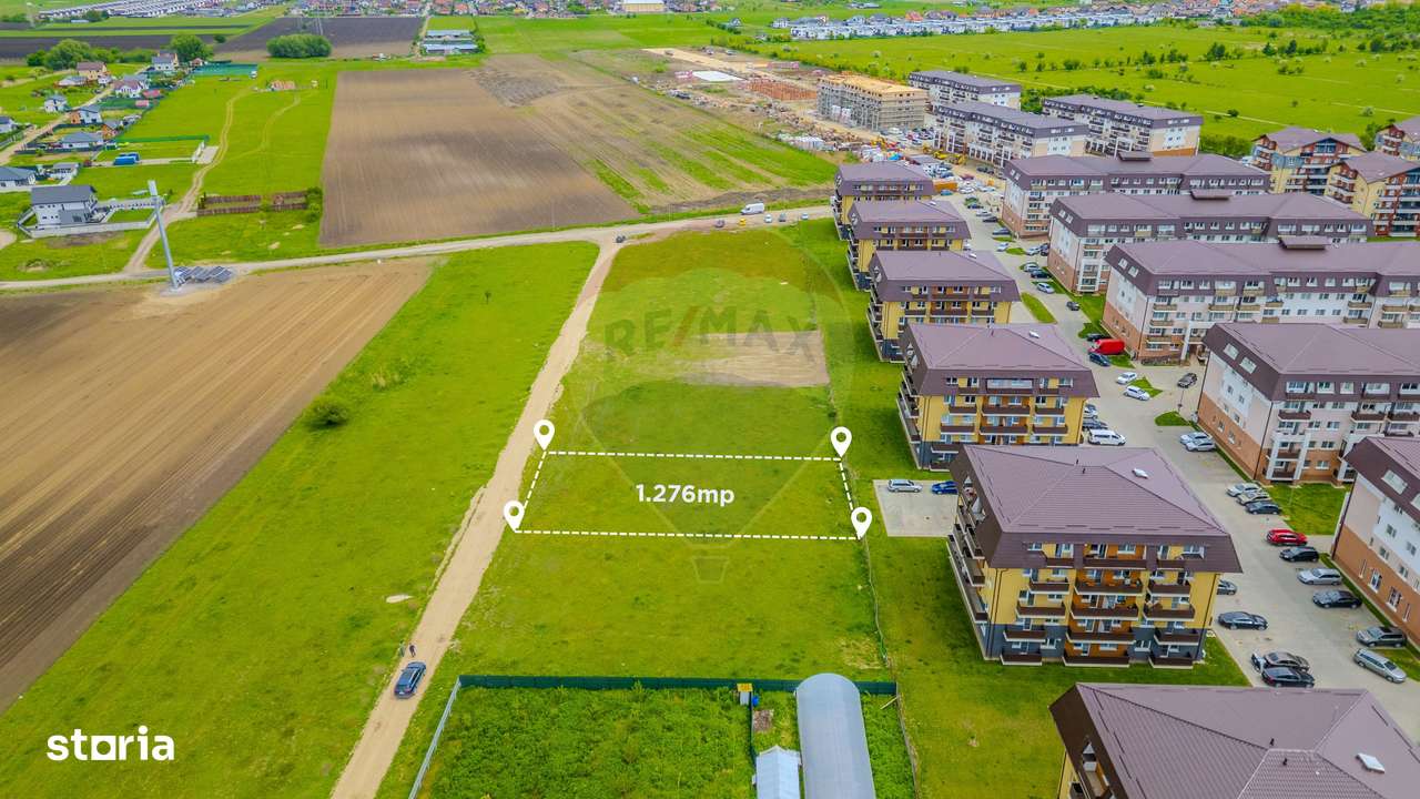 Teren intravilan 1.276 mp de vânzare – Sanpetru, Str. Drumul cu Plopi - Imagine principală: 2/7