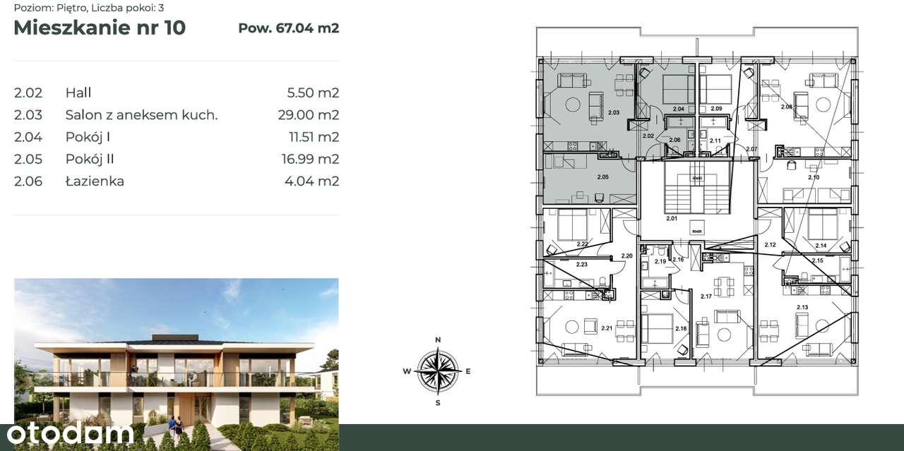Nowoczesne apartamenty w Przytoku - spokój i przestrzeń .-12