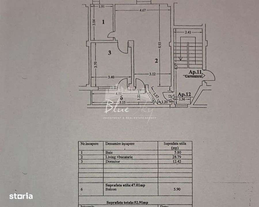 Apartament 2 camere situat in Zona Kamsas, mobilat complet-10