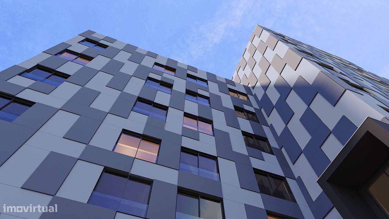 Apartamento T1+1 em Mafamude | Empreendimento Tetris - Grande imagem: 5/19