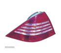 FAROLINS TRASEIROS PARA MERCEDES CLASSE S LED W220 02-05 VERMELHO BRANCO - 2